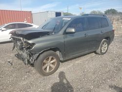 Salvage cars for sale from Copart Homestead, FL: 2008 Toyota Highlander