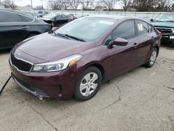 Salvage cars for sale at Moraine, OH auction: 2017 KIA Forte LX