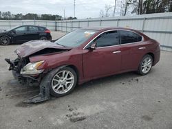 Salvage cars for sale at Dunn, NC auction: 2010 Nissan Maxima S