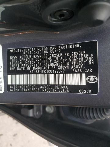 2012 Toyota Camry Base