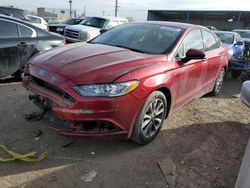 Salvage cars for sale at Colorado Springs, CO auction: 2017 Ford Fusion SE