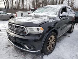 Salvage cars for sale from Copart New Britain, CT: 2015 Dodge Durango Citadel