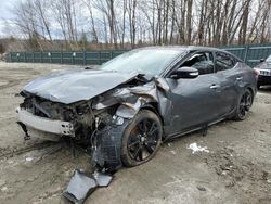 Salvage cars for sale from Copart Candia, NH: 2018 Nissan Maxima 3.5S