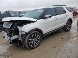 Salvage cars for sale from Copart Magna, UT: 2016 Ford Explorer Platinum