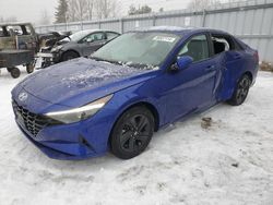 Salvage cars for sale at Bowmanville, ON auction: 2022 Hyundai Elantra SEL