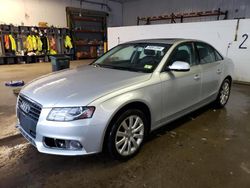 Salvage cars for sale from Copart Candia, NH: 2012 Audi A4 Premium