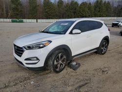 Salvage cars for sale at Gainesville, GA auction: 2017 Hyundai Tucson Limited