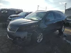 Salvage cars for sale from Copart Chicago Heights, IL: 2013 Chevrolet Traverse LT