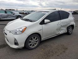 Salvage cars for sale at Sacramento, CA auction: 2012 Toyota Prius C