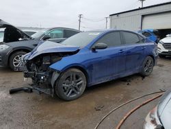 Salvage cars for sale from Copart Chicago Heights, IL: 2021 KIA Forte GT Line