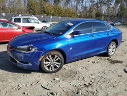 Chrysler 200 Limited salvage cars for sale: 2015 Chrysler 200 Limited