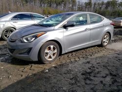 Salvage cars for sale at Waldorf, MD auction: 2015 Hyundai Elantra SE