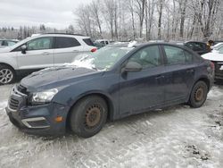 Salvage cars for sale from Copart Candia, NH: 2016 Chevrolet Cruze Limited LS