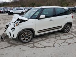 Fiat 500 salvage cars for sale: 2014 Fiat 500L Trekking