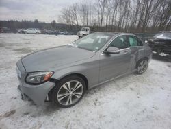 Salvage cars for sale from Copart Candia, NH: 2015 Mercedes-Benz C 300 4matic