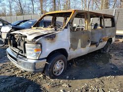 Salvage cars for sale at Waldorf, MD auction: 2011 Ford Econoline E350 Super Duty Wagon