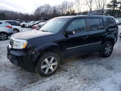 Salvage cars for sale from Copart North Billerica, MA: 2015 Honda Pilot Touring