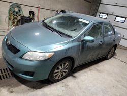 Salvage cars for sale from Copart Ham Lake, MN: 2009 Toyota Corolla Base