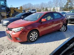 Salvage cars for sale from Copart North Billerica, MA: 2015 Toyota Corolla L