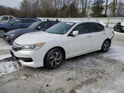 Salvage cars for sale from Copart North Billerica, MA: 2017 Honda Accord LX