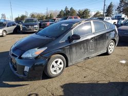 Salvage cars for sale from Copart Denver, CO: 2011 Toyota Prius