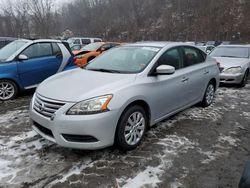 Salvage cars for sale at Marlboro, NY auction: 2013 Nissan Sentra S