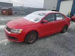 Volkswagen salvage cars for sale: 2016 Volkswagen Jetta S