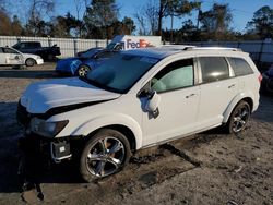 Salvage cars for sale at Hampton, VA auction: 2015 Dodge Journey Crossroad