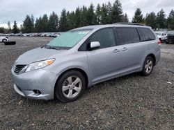 Salvage cars for sale from Copart Graham, WA: 2012 Toyota Sienna LE