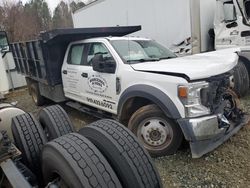 Ford F550 salvage cars for sale: 2021 Ford F550 Super Duty