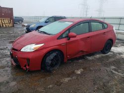 Salvage cars for sale at Elgin, IL auction: 2013 Toyota Prius