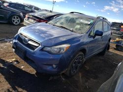 Subaru xv salvage cars for sale: 2014 Subaru XV Crosstrek 2.0 Limited