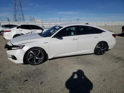 Salvage cars for sale from Copart Adelanto, CA: 2022 Honda Accord Hybrid Sport