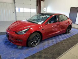 Salvage cars for sale from Copart Wilmer, TX: 2022 Tesla Model 3