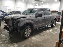 Ford salvage cars for sale: 2018 Ford F150 Supercrew