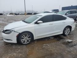 Salvage cars for sale at Woodhaven, MI auction: 2015 Chrysler 200 Limited