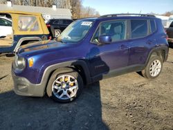 Salvage cars for sale from Copart Assonet, MA: 2017 Jeep Renegade Latitude