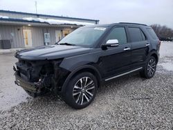 Vehiculos salvage en venta de Copart Franklin, WI: 2017 Ford Explorer Platinum