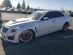 Salvage cars for sale at Rancho Cucamonga, CA auction: 2018 Cadillac CTS-V