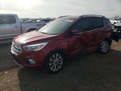 Salvage cars for sale from Copart Kansas City, KS: 2017 Ford Escape Titanium