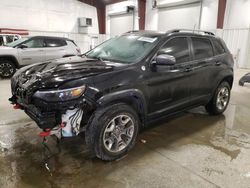 Salvage cars for sale from Copart Avon, MN: 2019 Jeep Cherokee Trailhawk