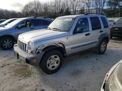 Salvage cars for sale at North Billerica, MA auction: 2005 Jeep Liberty Sport