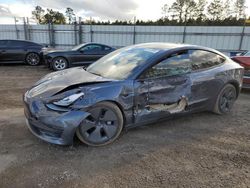 Salvage cars for sale from Copart Harleyville, SC: 2022 Tesla Model 3