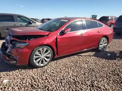 Chevrolet Malibu salvage cars for sale: 2017 Chevrolet Malibu Premier