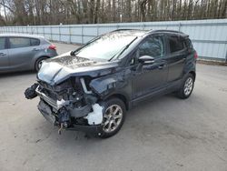 Salvage cars for sale from Copart Glassboro, NJ: 2018 Ford Ecosport SE