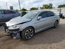 Salvage cars for sale at Miami, FL auction: 2016 Honda Accord EX