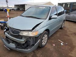 Honda Odyssey EX salvage cars for sale: 2003 Honda Odyssey EX