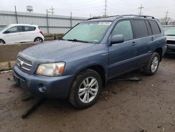 Salvage cars for sale from Copart Chicago Heights, IL: 2007 Toyota Highlander Hybrid