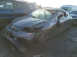 Salvage cars for sale from Copart Martinez, CA: 2015 Honda Civic EX