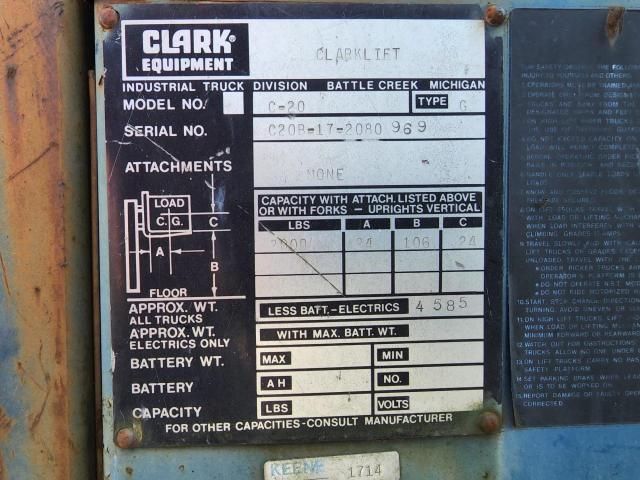 1987 Clark Forklift Other